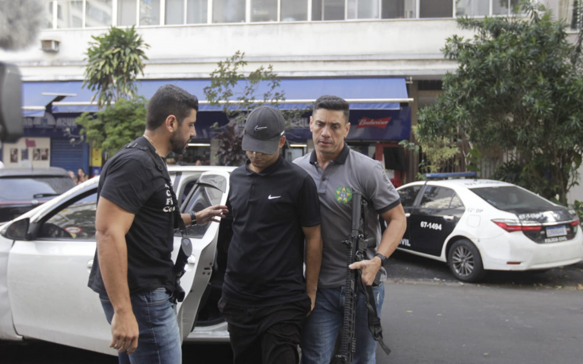 Felipe Eduardo dos Santos Silva, de 23 anos, um dos entregadores que agrediu o ciclista Cláudio Rafael