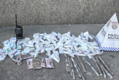 Polícia Militar prende suspeito e apreende drogas em Nilópolis
