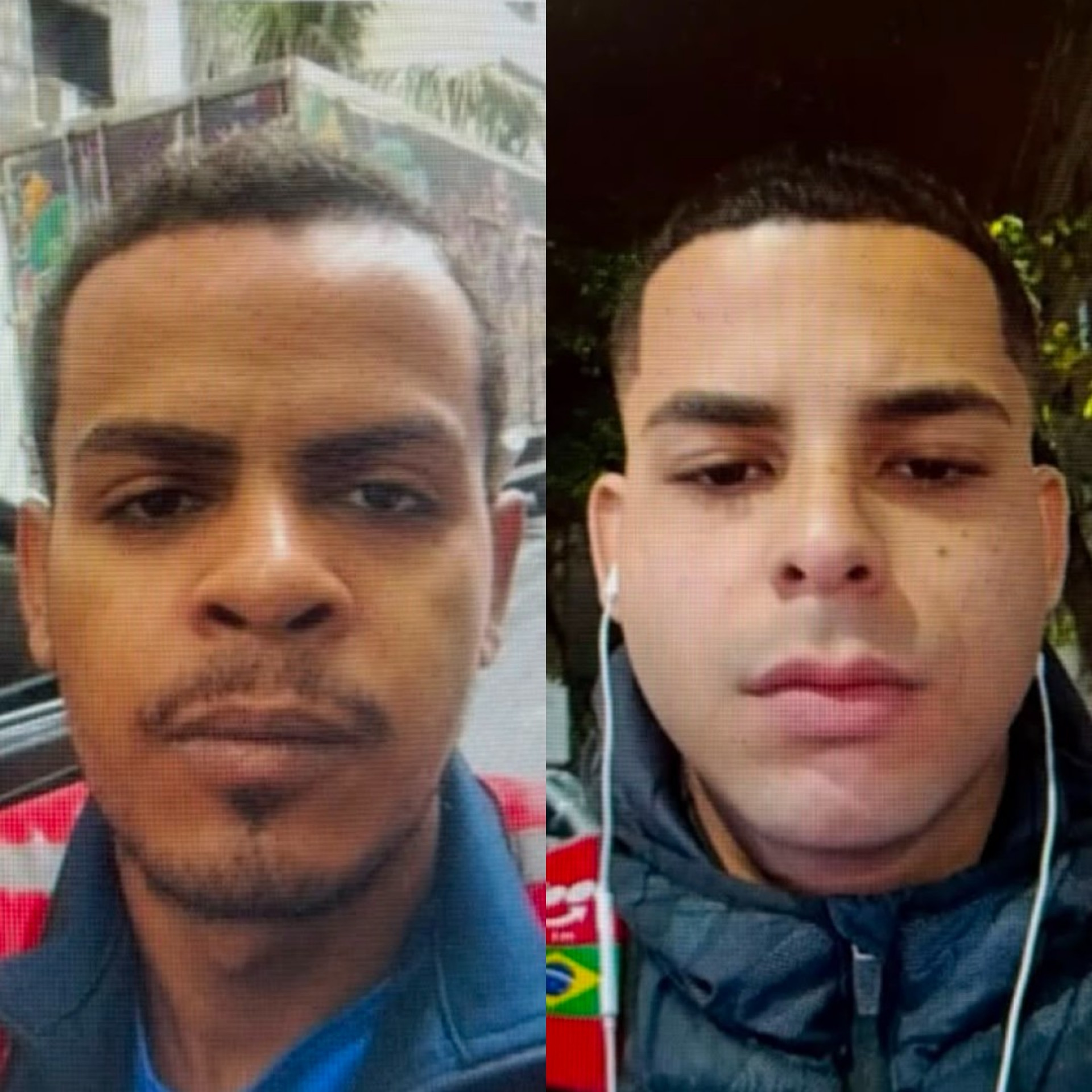 Aílton José da Silva e Felipe Eduardo dos Santos Silva são considerados foragidos - Reprodução