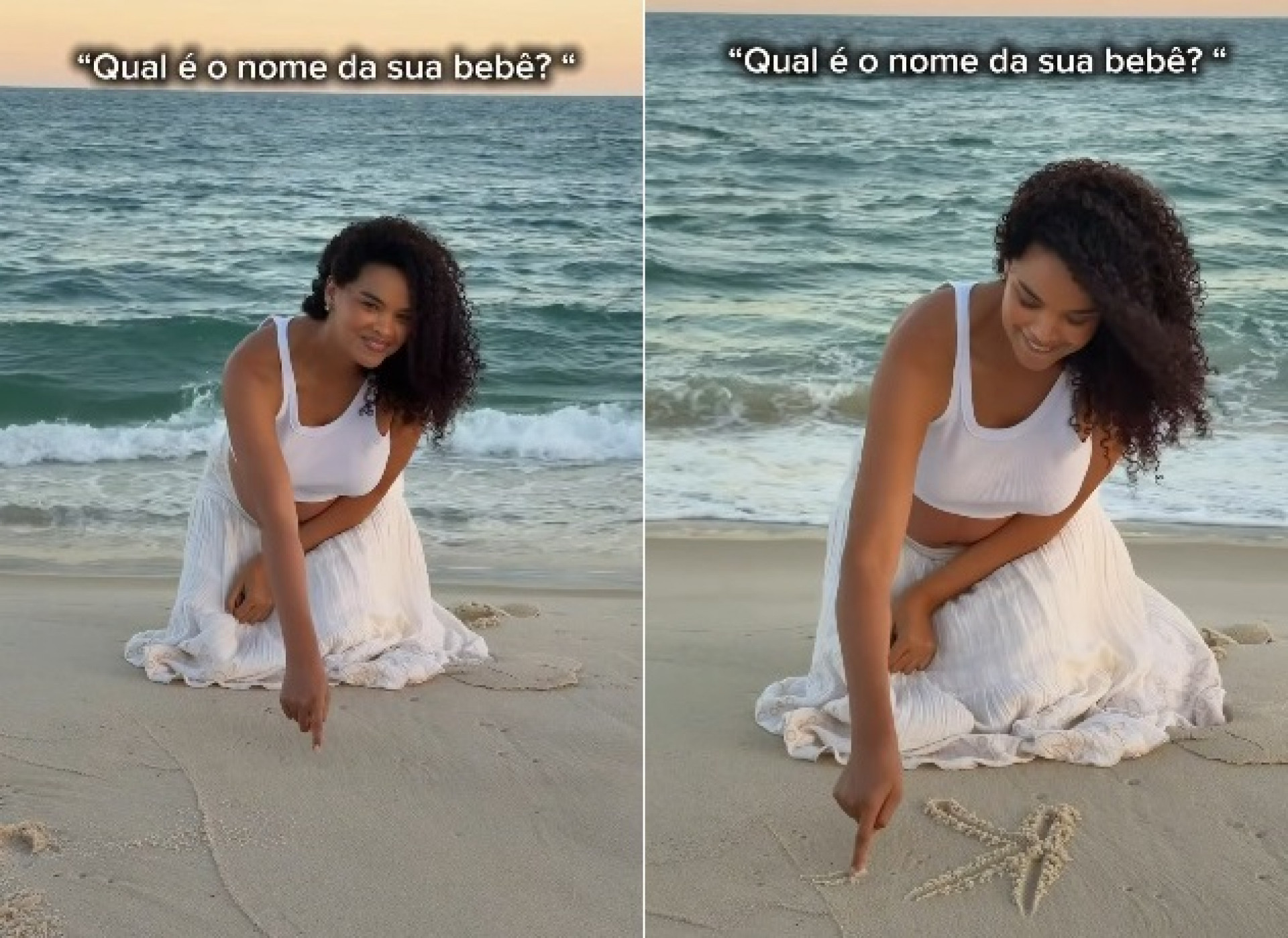 Lucy Ramos compartilhou vídeo revelando o nome da segunda filha  - Reprodução/Instagram 