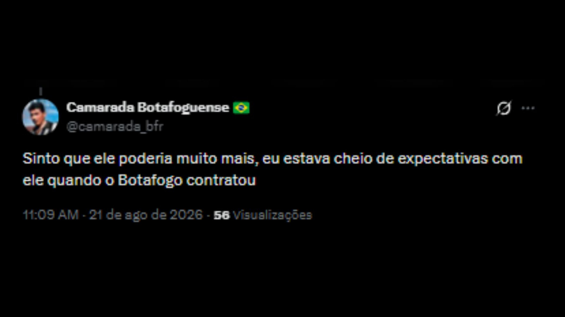 Torcedores do Botafogo opinam sobre a saída de Santi Rodríguez - Reprodução/X @camarada_bfr