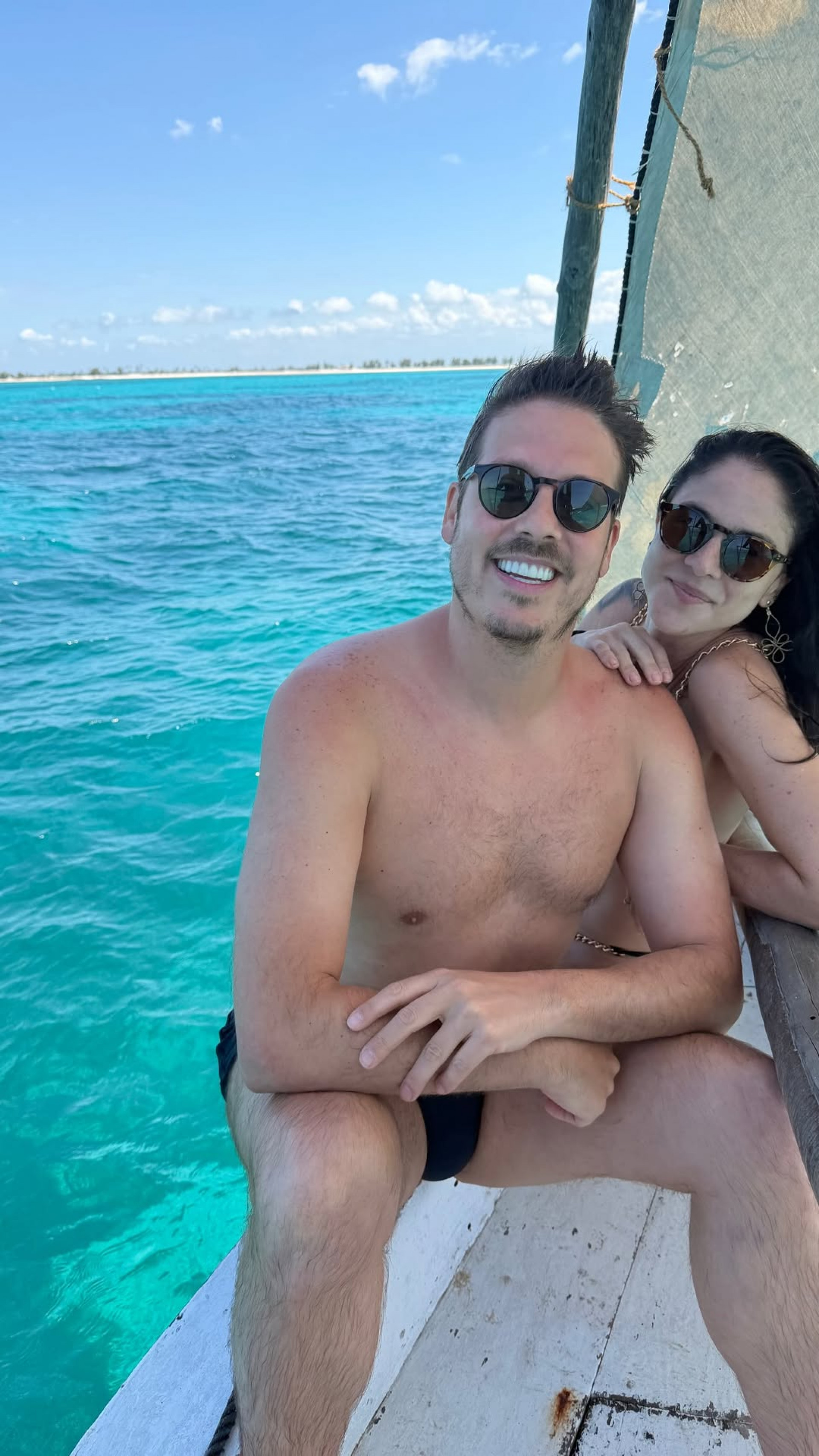 Fabio Porchat e Priscila Castello Branco se divertem durante passeio - Reprodução do Instagram