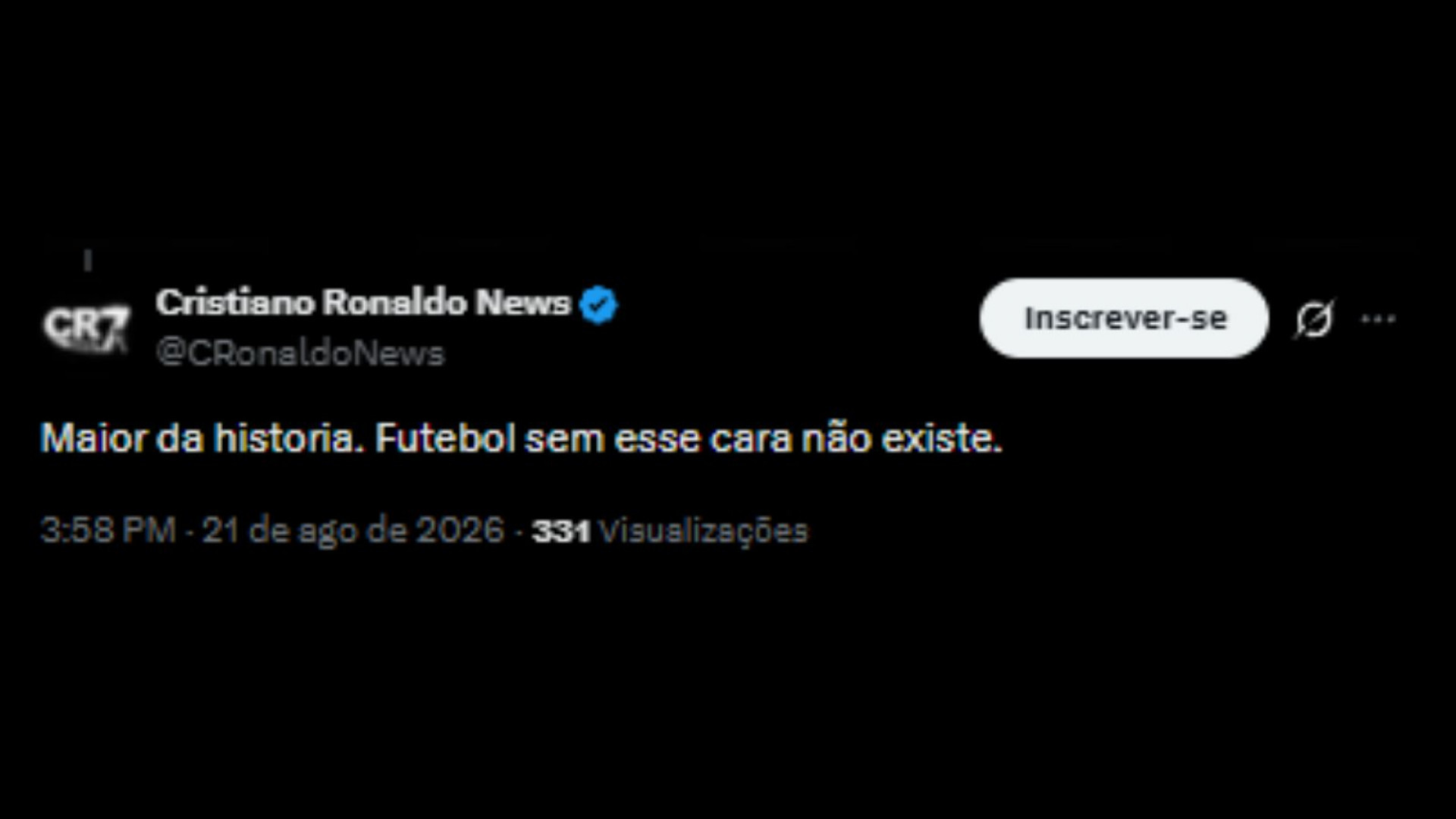 Internautas exaltando Cristiano Ronaldo após gol em sua estreia na temporada - Reprodução/X @CRonaldoNews