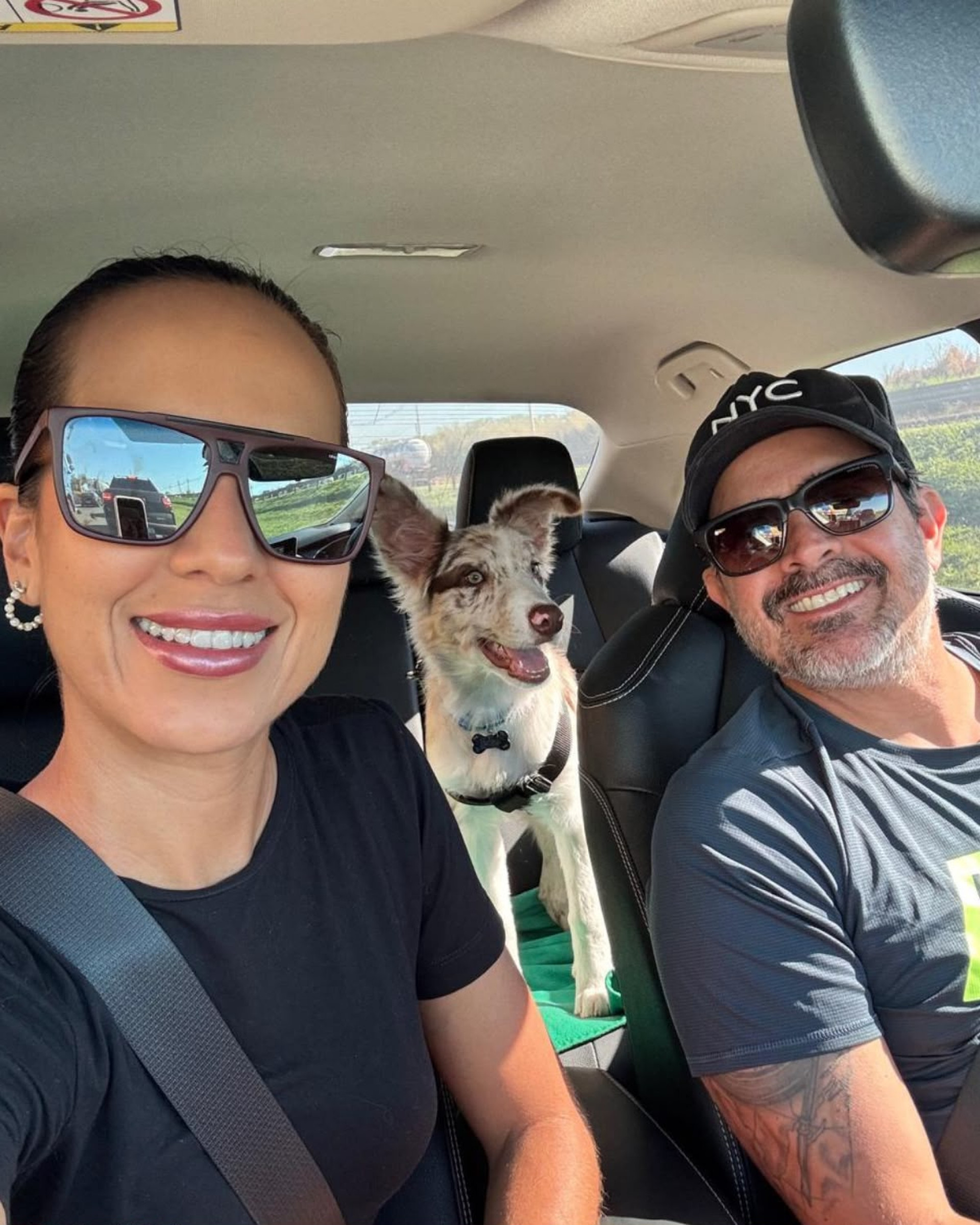 Priscilla e Ciro Rabelo se mudaram para uma casa e depois levaram Beni para o local
