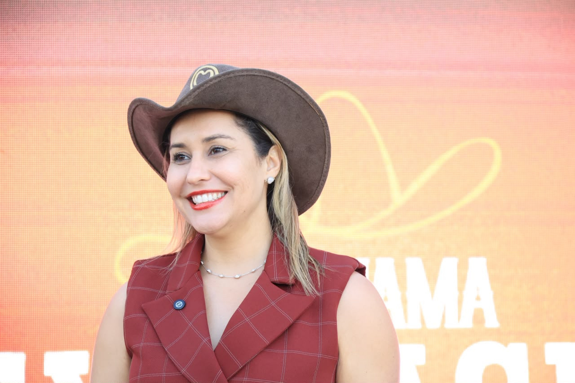Daniela Soares no lançamento da Expo Agro 2026 - Ascom