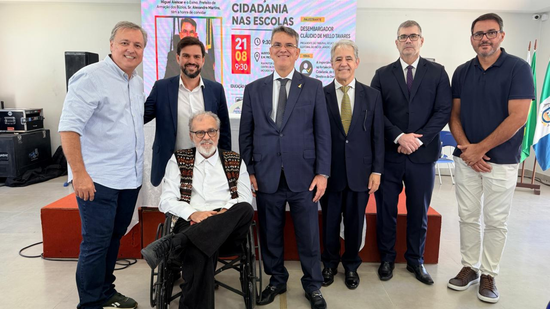 O encontro abordou o tema "A import&acirc;ncia do eleitor no fortalecimento da cidadania, do Estado de Direito e da democracia" - Ascom