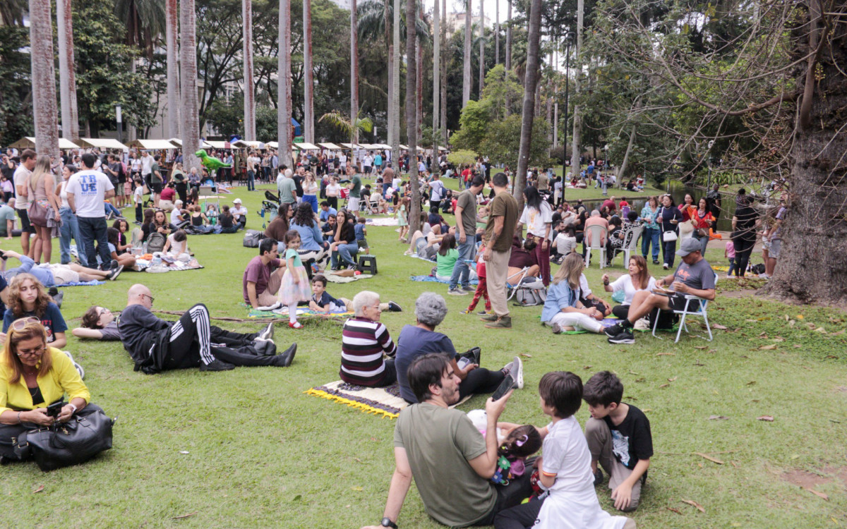Feira Itália Nostra, realizada no Museu da República, no Catete, neste sábado (22). - Carlos Elias Junior/Agência O Dia