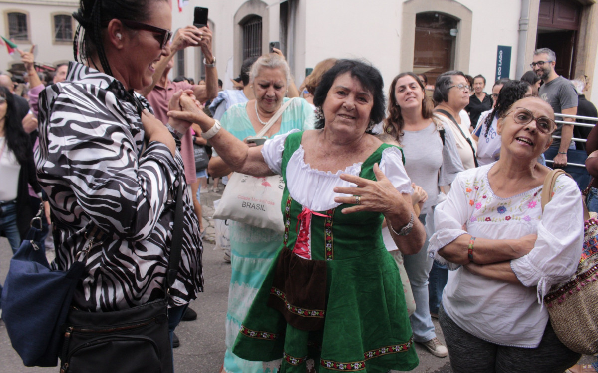Feira Itália Nostra, realizada no Museu da República, no Catete, neste sábado (22). - Carlos Elias Junior/Agência O Dia