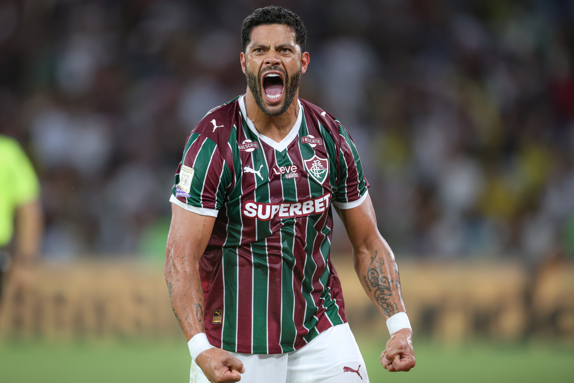 Hulk comemora gol marcado pelo Fluminense sobre o Remo, no Maracanã - Marcelo Gonçalves / Fluminense FC