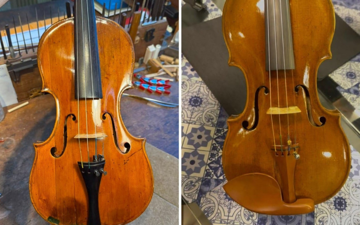 Violinos, que não tiveram valor divulgado, foram fabricados por artesãos italianos renomados