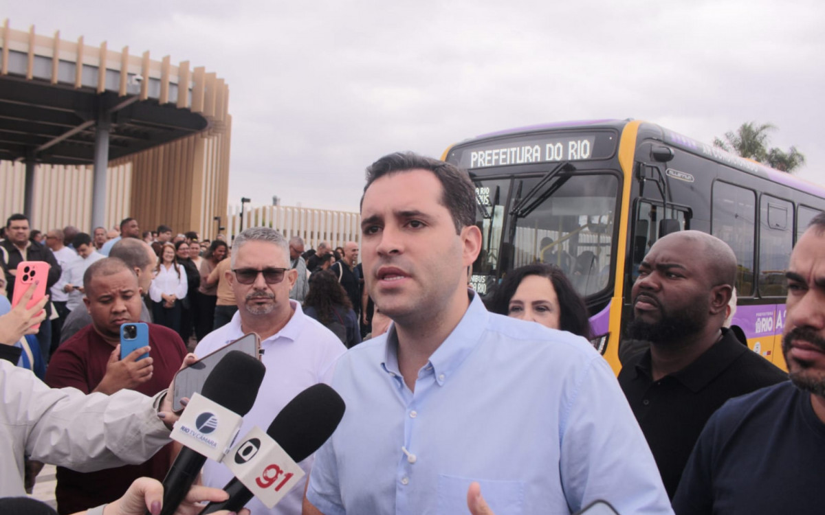 Implantação do plano de Mobilidade em Santa Cruz e entrega de novos ônibus - Carlos Elias Junior/ Agência O Dia