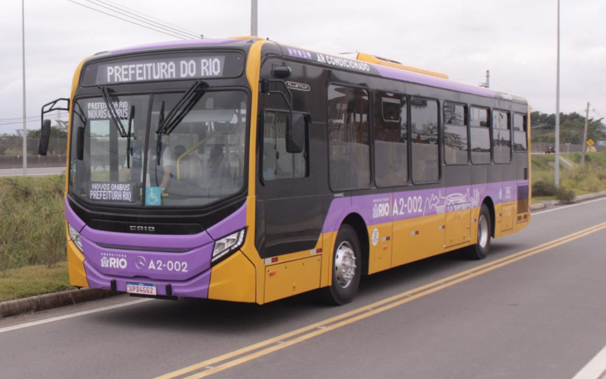 Implantação do plano de Mobilidade em Santa Cruz e entrega de novos ônibus - Carlos Elias Junior/ Agência O Dia