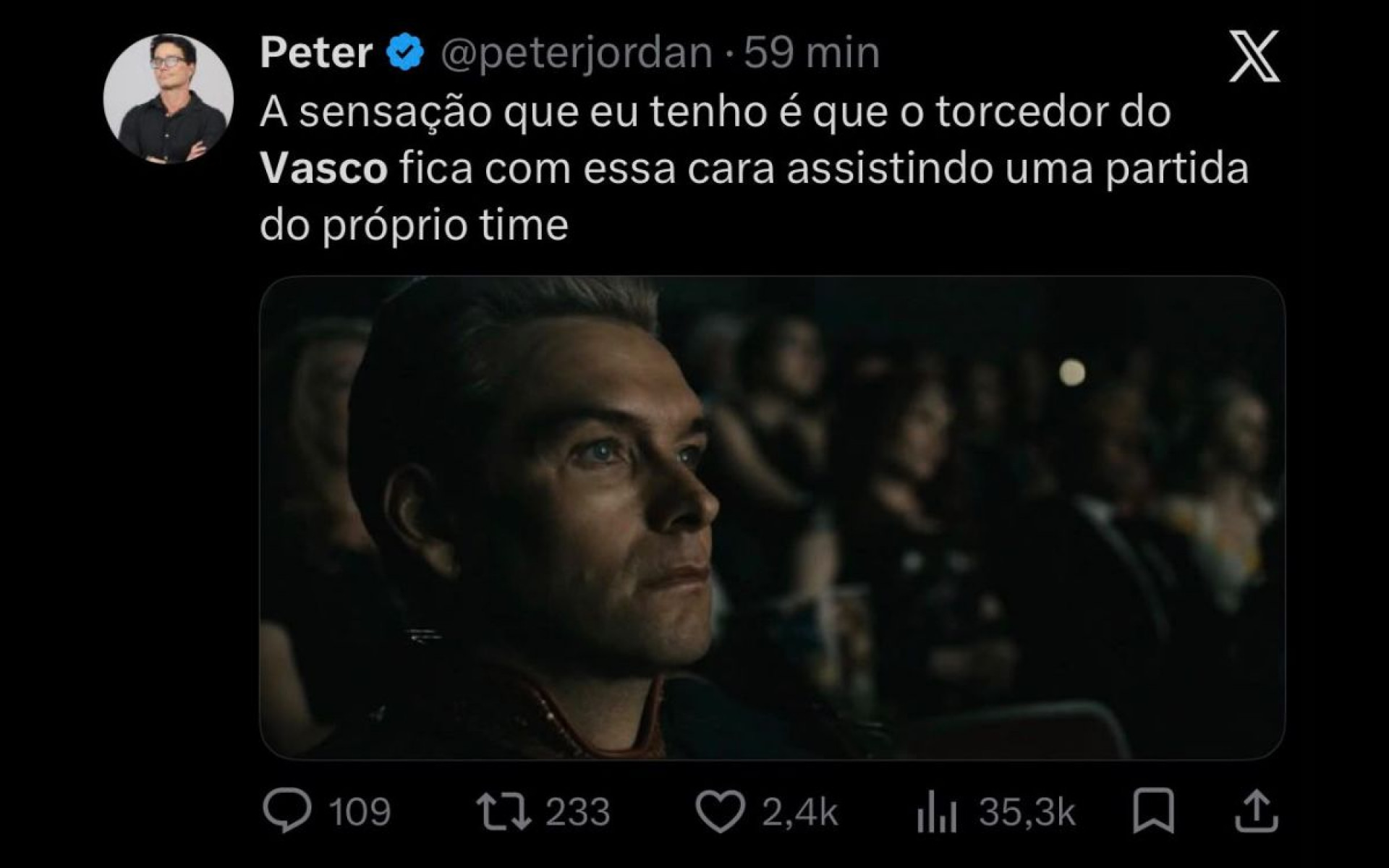 Internautas não perdoaram a goleada sofrida pelo Vasco, no Nubank Parque - Reprodução / Internet