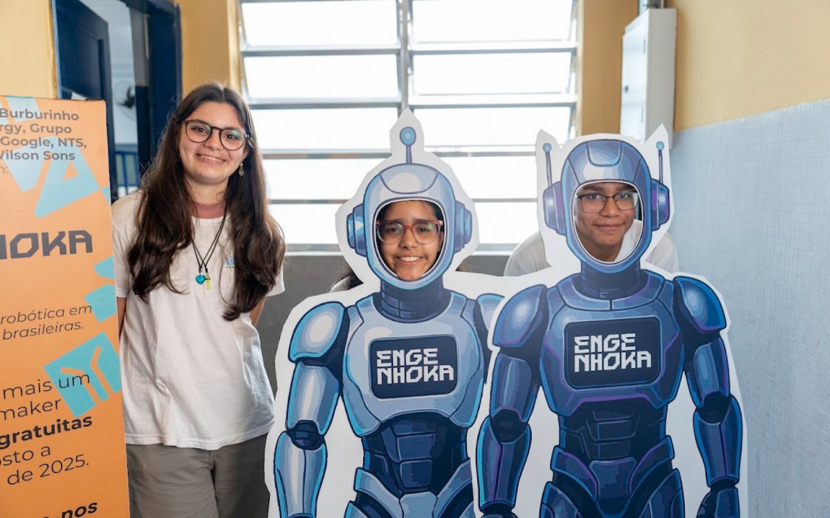 Estudantes da Escola Municipal Paulo Freire terão acesso a oficinas gratuitas de arte, ciência, tecnologia e robótica