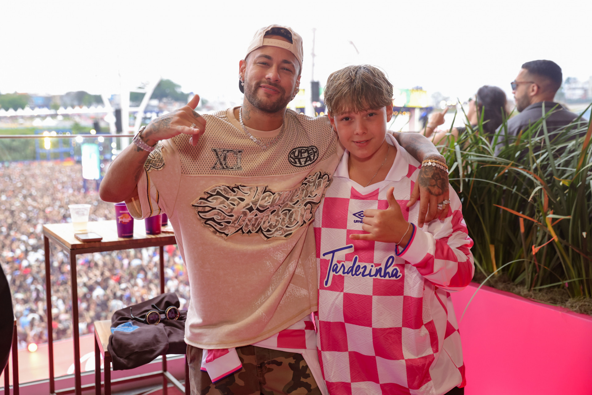 Neymar Jr. com o filho, Davi Lucca - Brazil News / Lucas Ramos