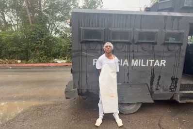 Suspeito é preso dentro de escola ao tentar se passar por merendeiro