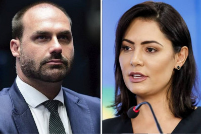 Eduardo Bolsonaro critica Michelle e reacende tensão familiar