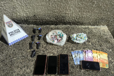Quatro envolvidos com o tráfico de drogas são presos no Chapa 4