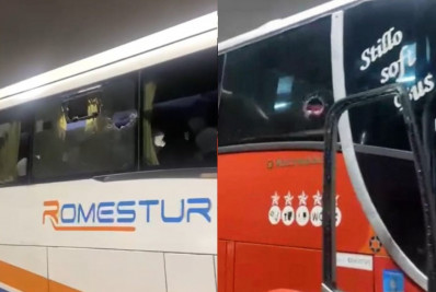 Ônibus com passageiros de evento gospel são apedrejados em Minas