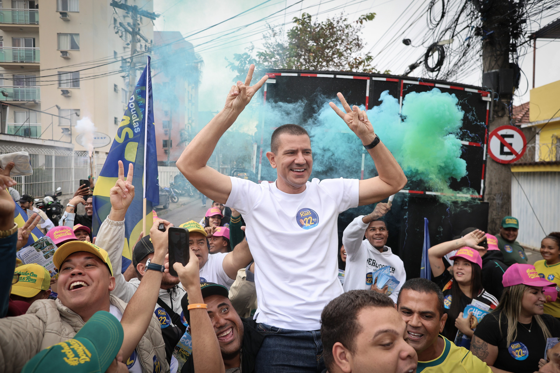 Douglas Ruas (PL) realizou duas carreatas pela Zona Sudoeste do Rio - Divulgação