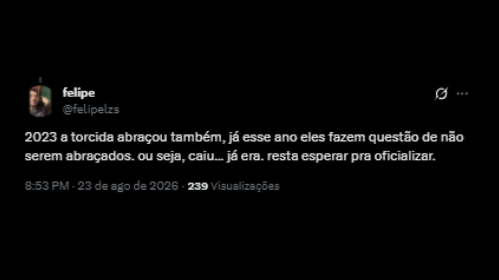 Torcedores do Vasco comentando a possibilidade de escapar do rebaixamento - Reprodução/X @felipelzs