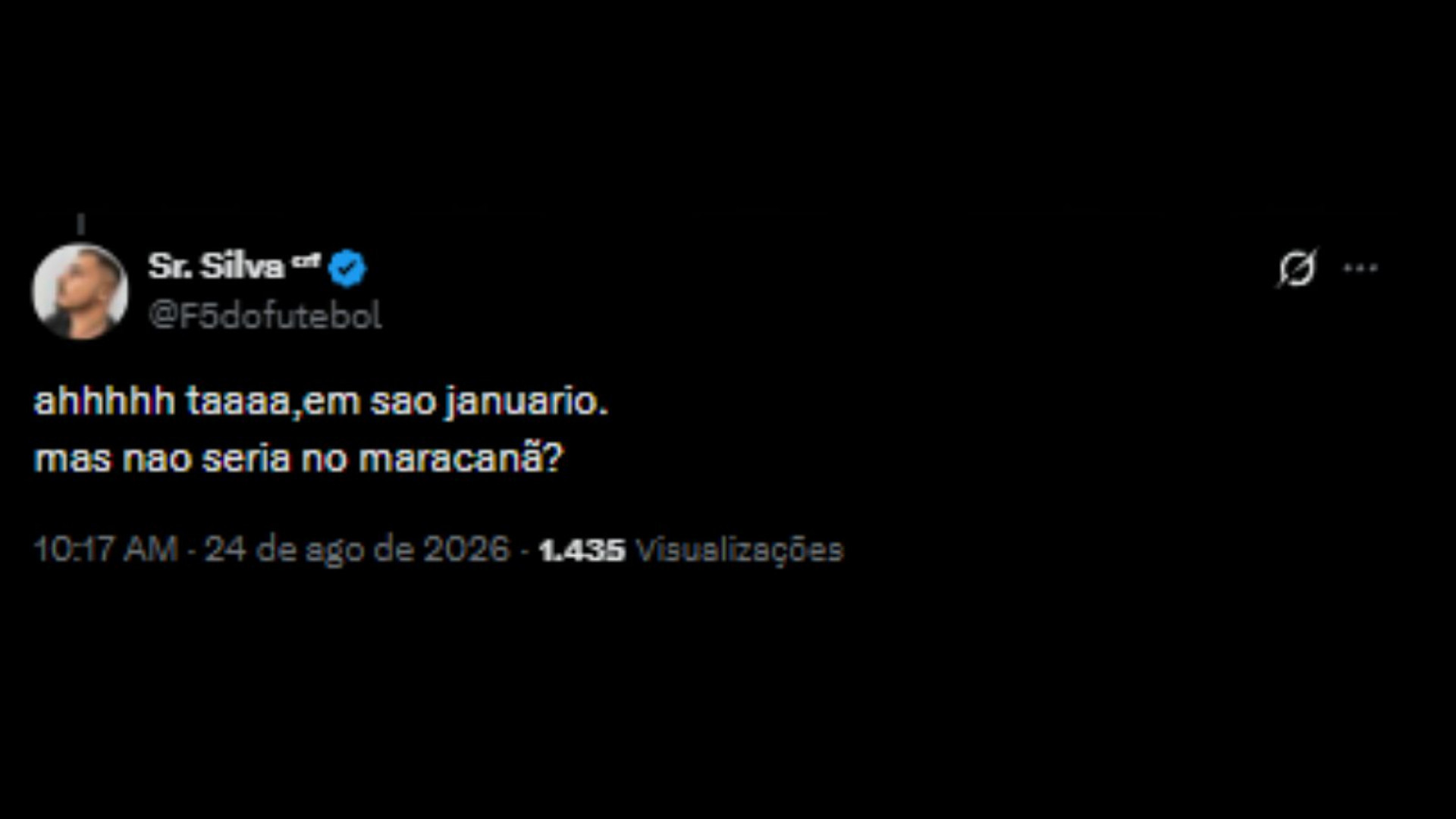 Torcedores repercutindo a recusa do Maracanã para o Vasco - Reprodução/X @F5dofutebol