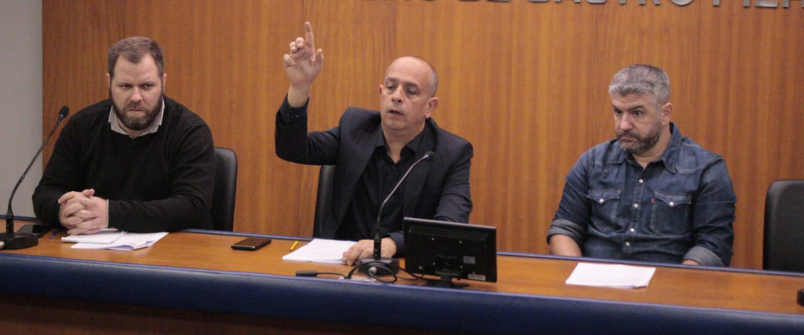 Marcelo Bastos (E), atendente de Comunicação da OAB, e o Diretor de Jornalismo do Jornal O Dia, Eduardo Caruso
- Carlos Elias Junior/ Agência O Dia