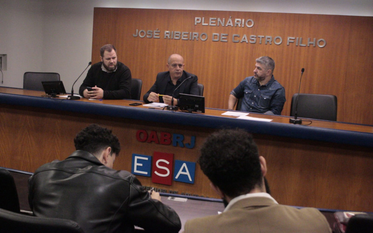 Reunião dos assessores para o debate do Jornal O DIA dos candidatos ao senado - Carlos Elias Junior/ Agência O Dia