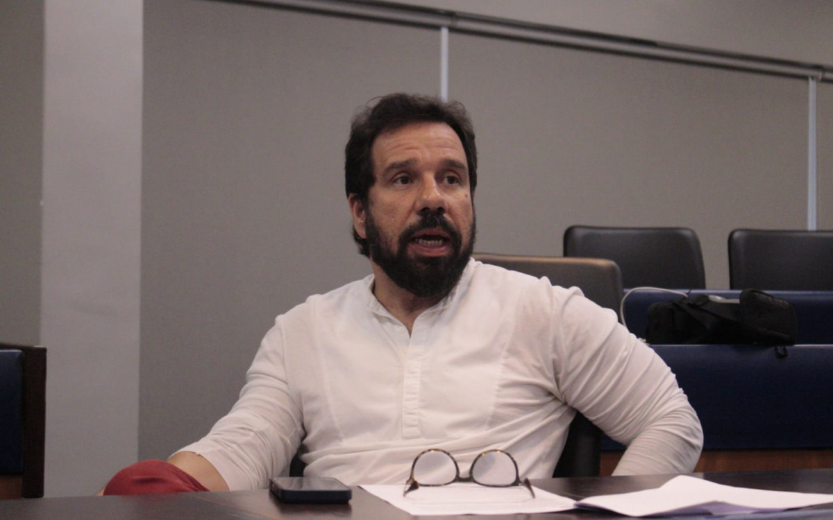 Daniel Pereira, Assessor do Candidato ao Senado pelo Republicanos, Marcelo Crivella. - Carlos Elias Junior/ Agência O Dia