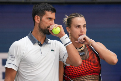 Djokovic e líder do ranking feminino caem nas duplas mistas do US Open