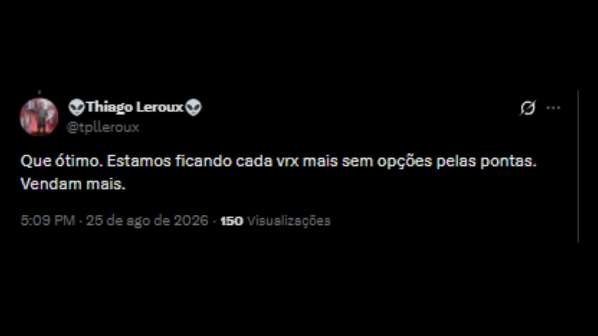 Repercussão sobre saída do Matheus Martins para a Rússia - Reprodução/X @tplleroux