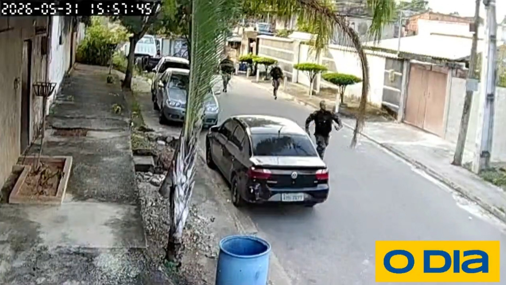 Policiais perseguiram Eduardo de Castro Ornellas com gritos de 'vai morrer' - Reprodução