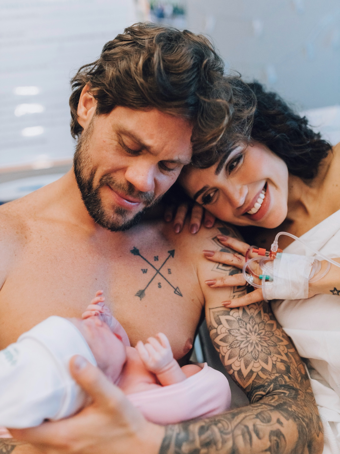 Breno Simões e Paula Amorim anunciaram chegada de Marina - Reprodução/Instagram