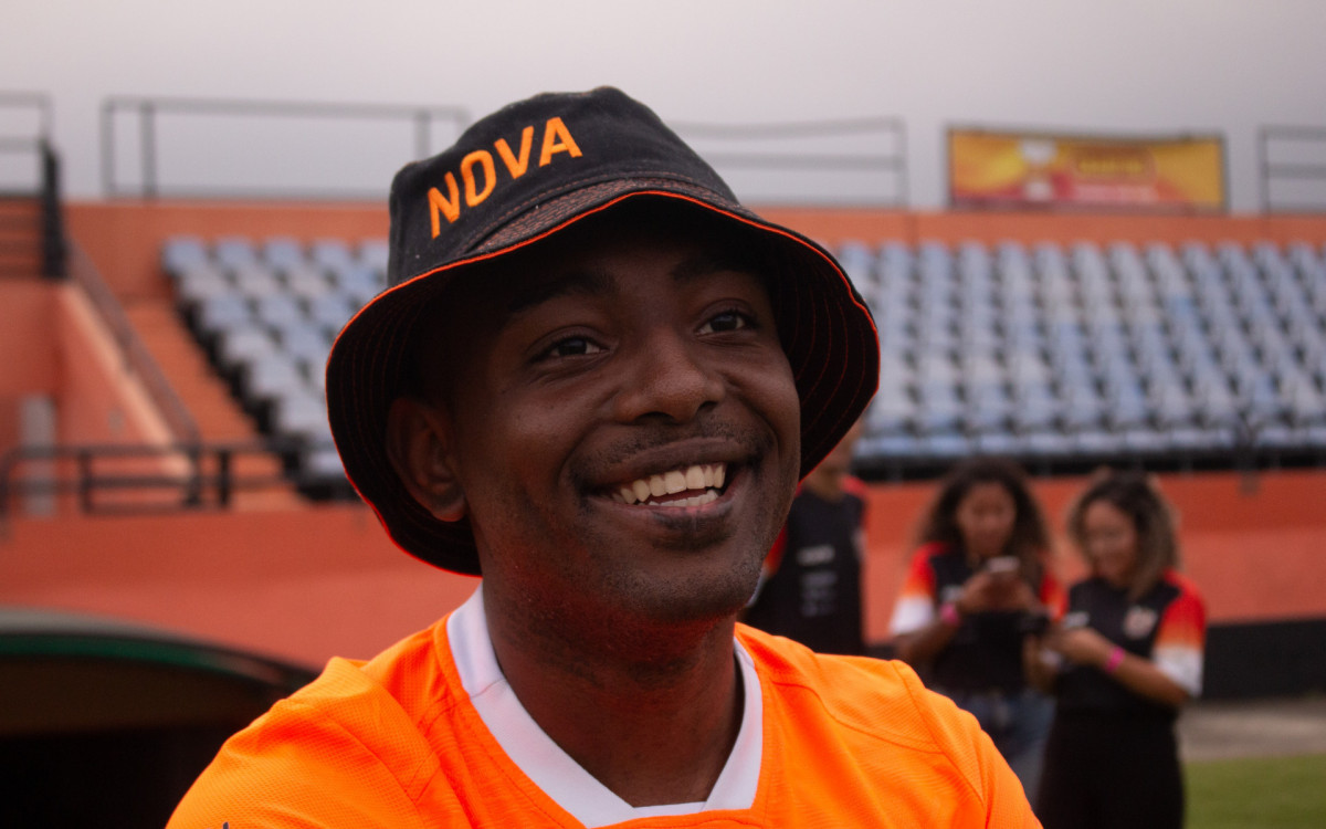 Rapper e torcedor Caio Luccas