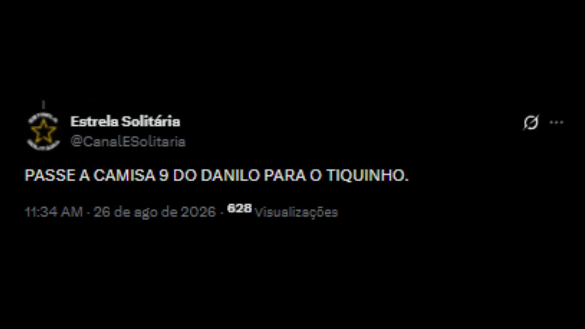 Torcedores debatendo a volta de Tiquinho Soares - Reprodução/X @CanalESolitaria