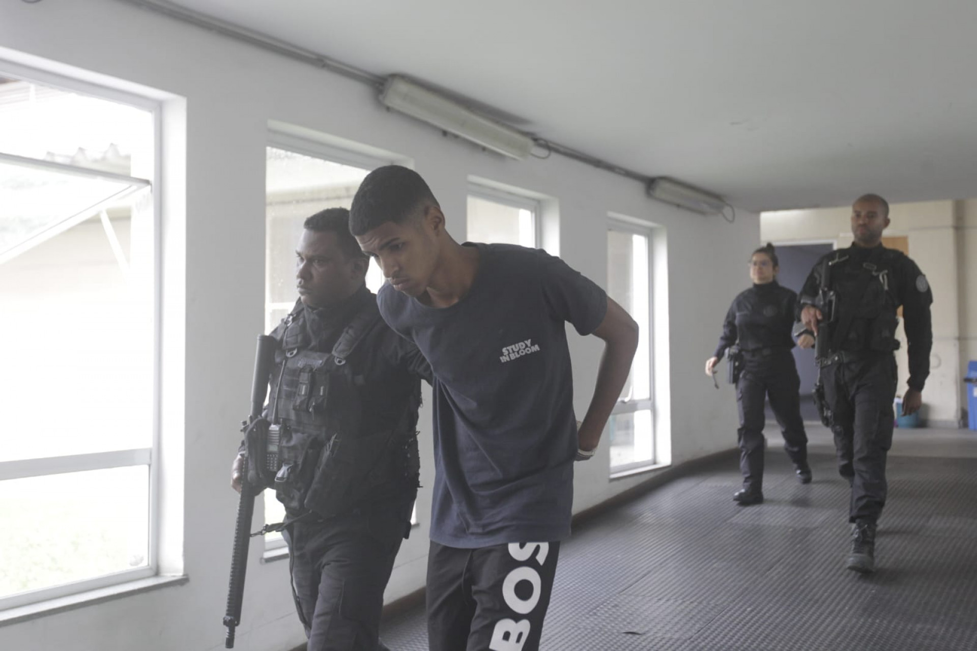 Cristian Souza Machado, conhecido como 22, um dos presos na operação - Reginaldo Pimenta/Agência O DIA