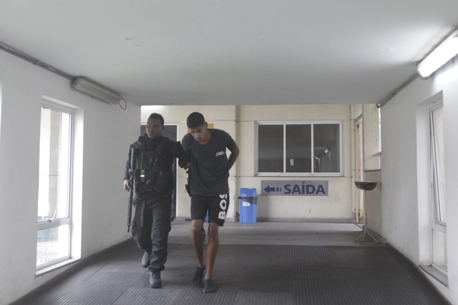 Cristian Souza Machado, conhecido como 22, um dos presos na operação - Reginaldo Pimenta/Agência O DIA