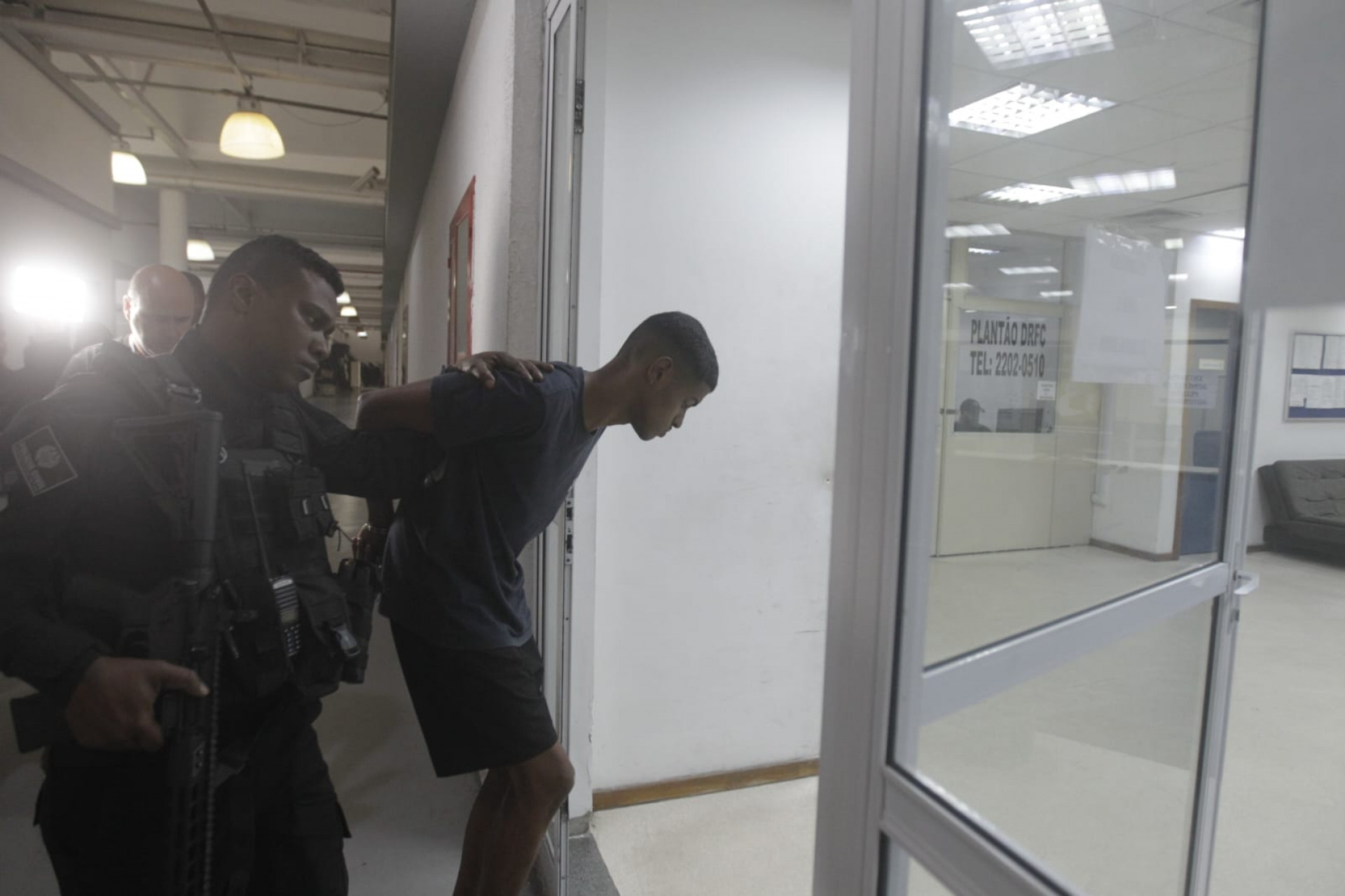 Cristian Souza Machado, conhecido como 22, um dos presos na operação - Reginaldo Pimenta/Agência O DIA
