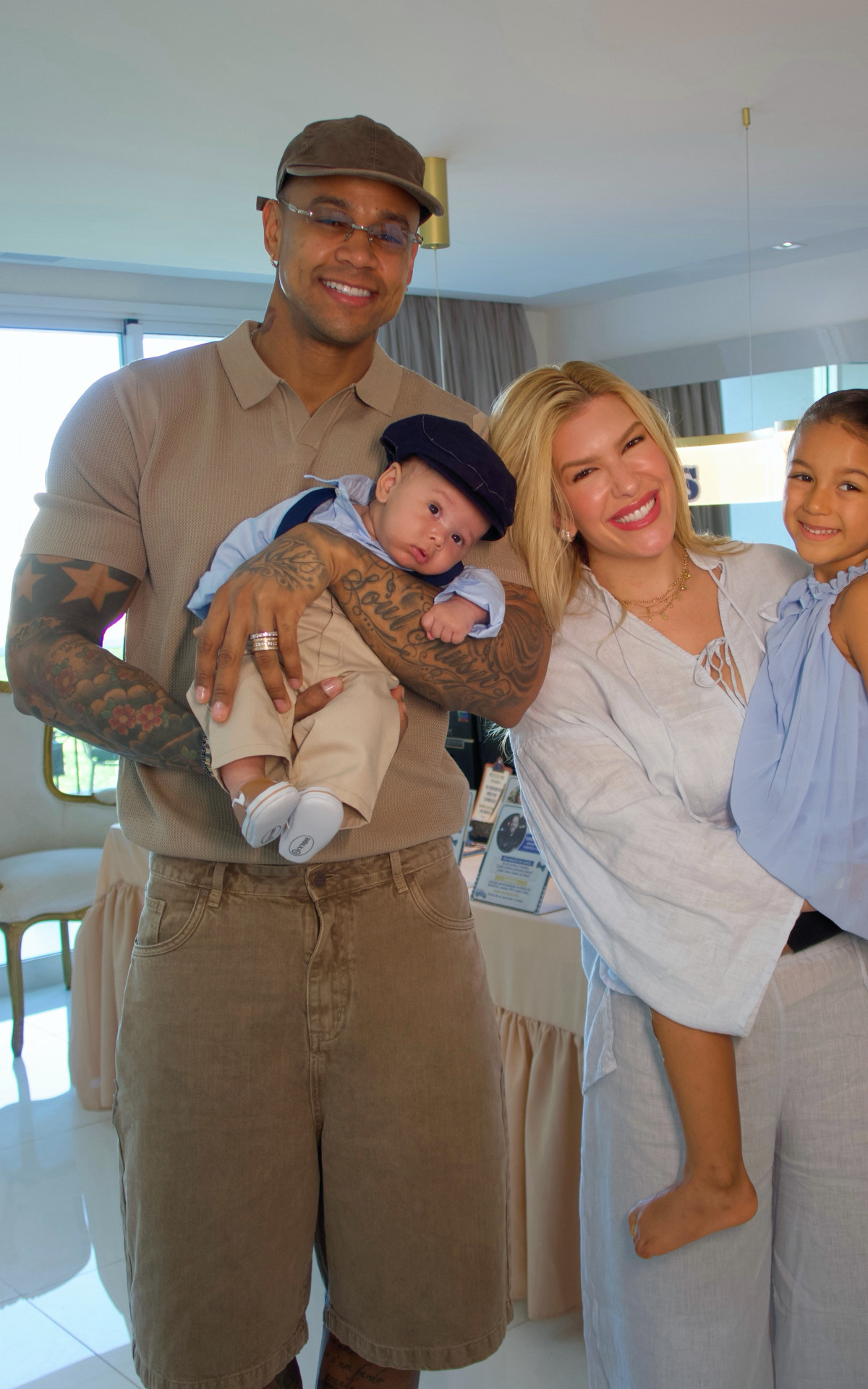 Levi, filho de Lore Improta e Léo Santana, completa 3 meses