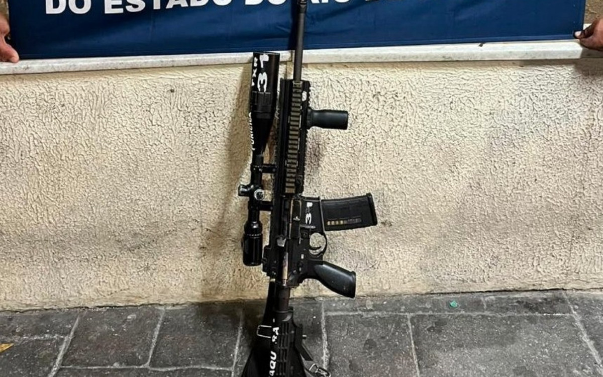 Fuzil foi apreendido ap&oacute;s confronto na Taquara
