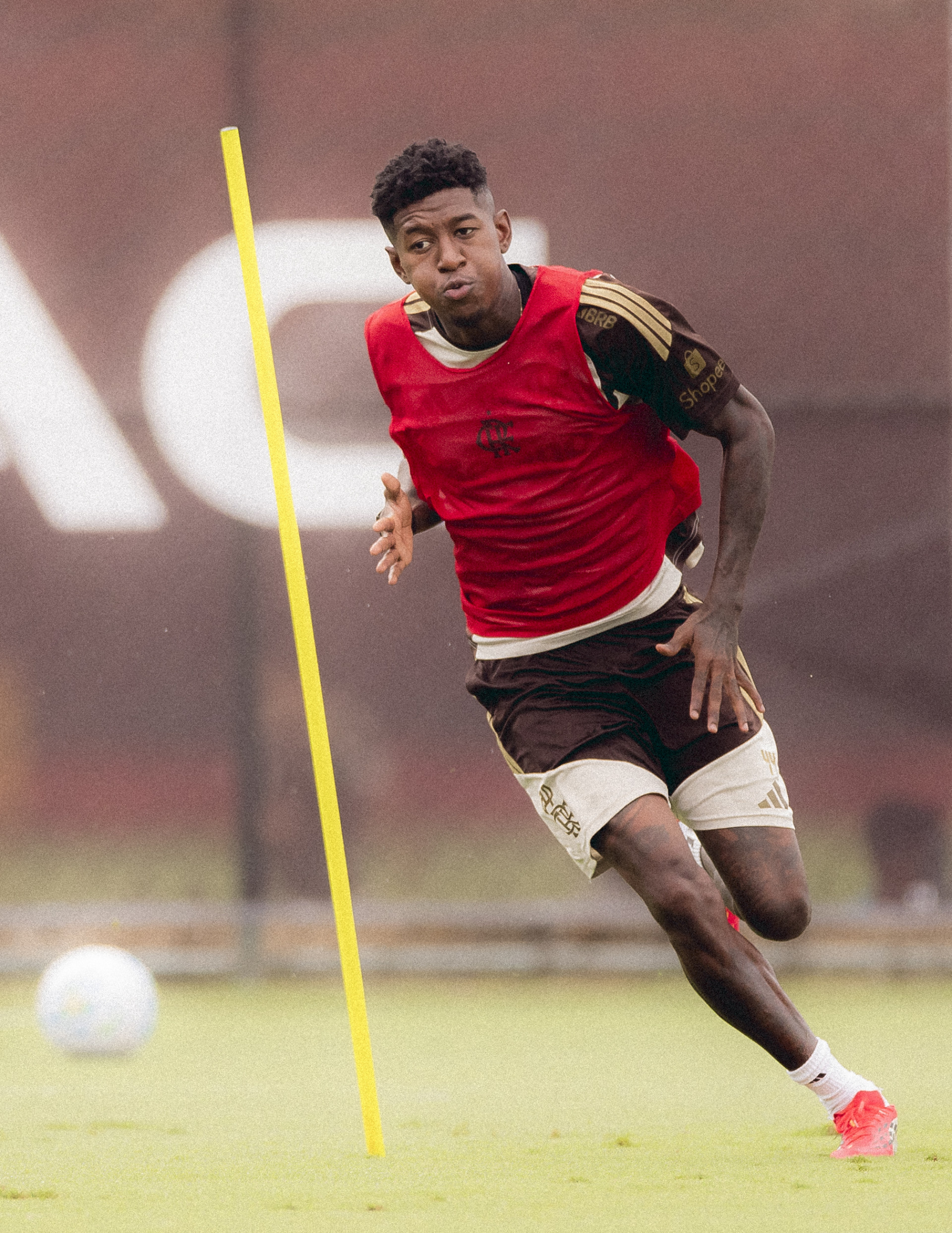 Vit&atilde;o em treino do Flamengo