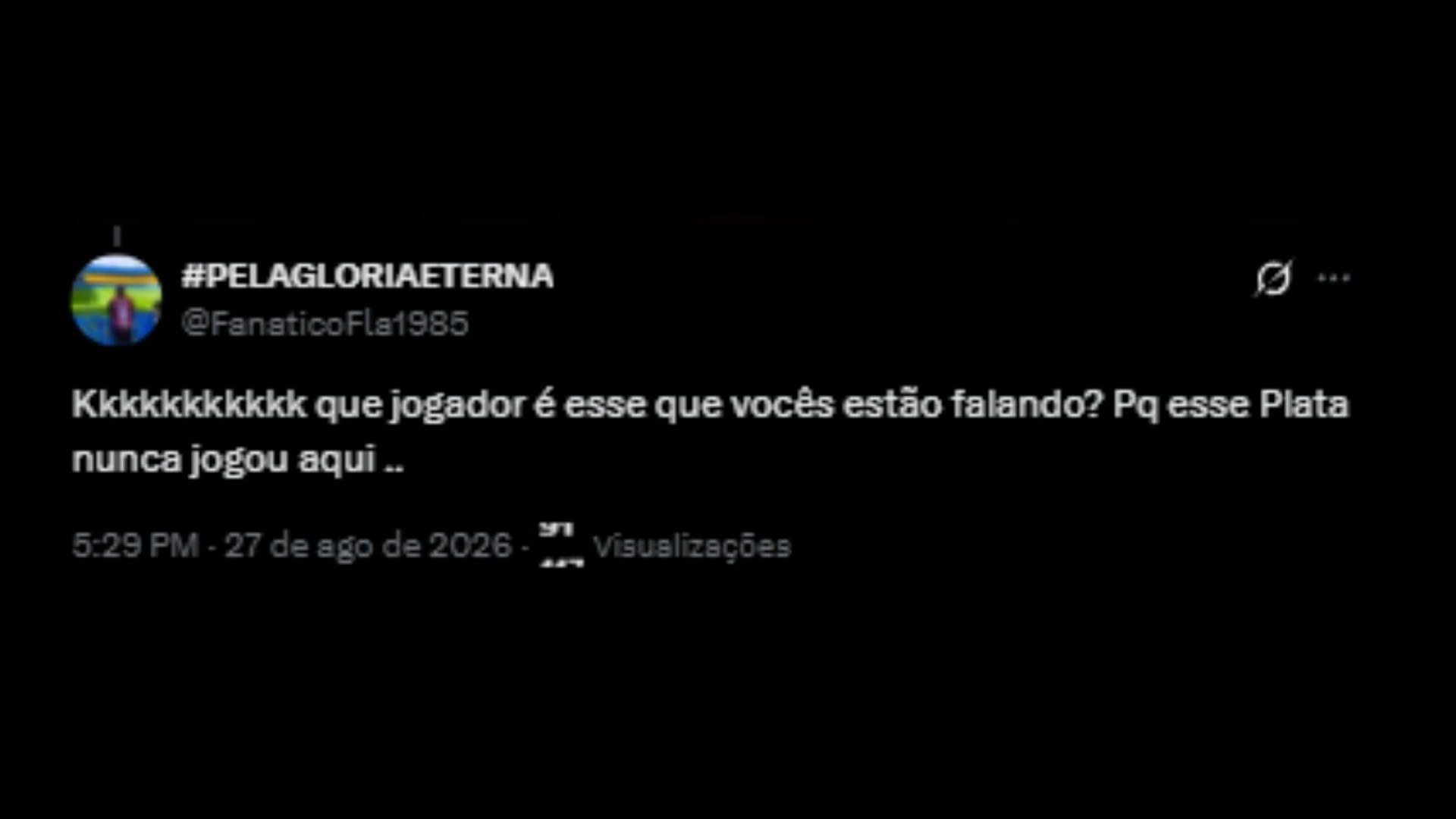 Torcedores do Flamengo debatem a possível saída de Gonzalo Plata - Reprodução/X @Fanaticofla1985