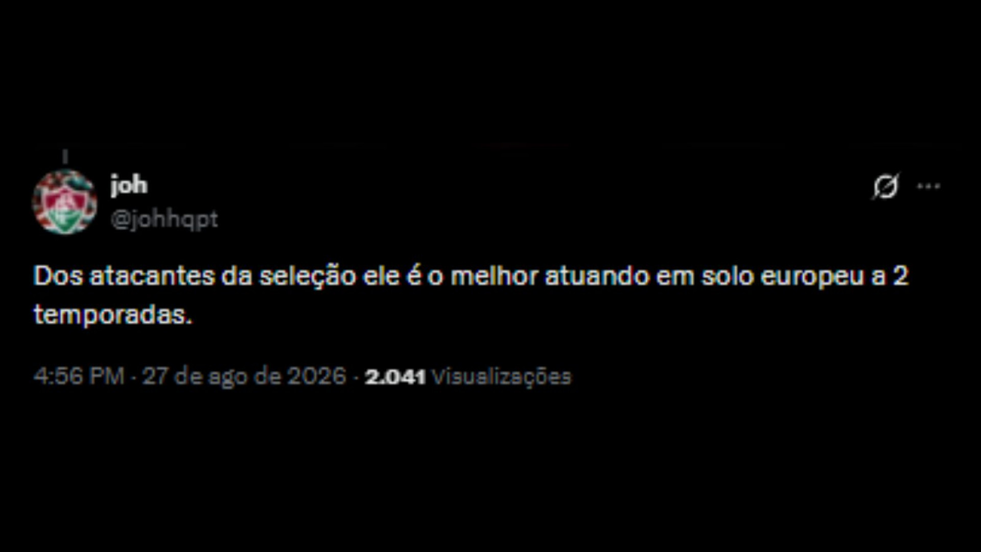 Torcedores elogiando o Raphinha pelo bom começo de temporada - Reprodução/X @johhqpt