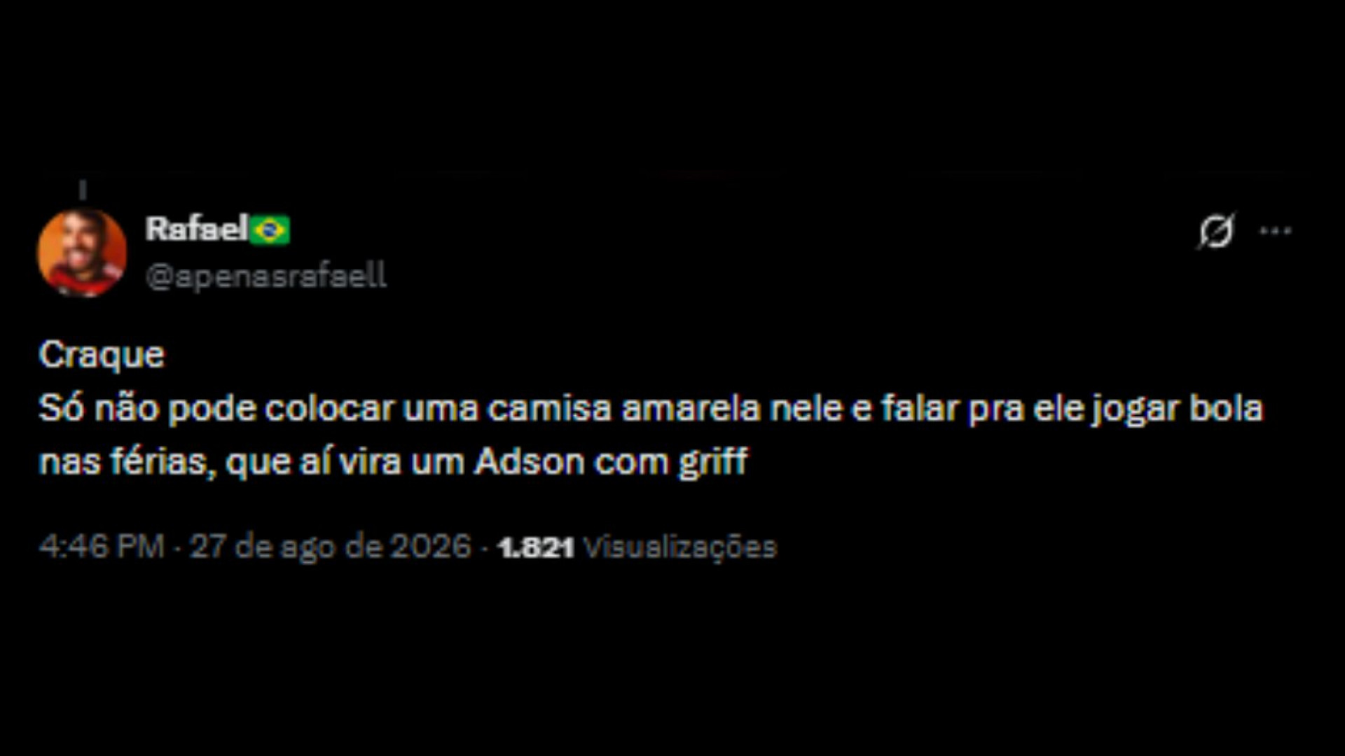 Torcedores elogiando o Raphinha pelo bom começo de temporada - Reprodução/X @apenasrafaell