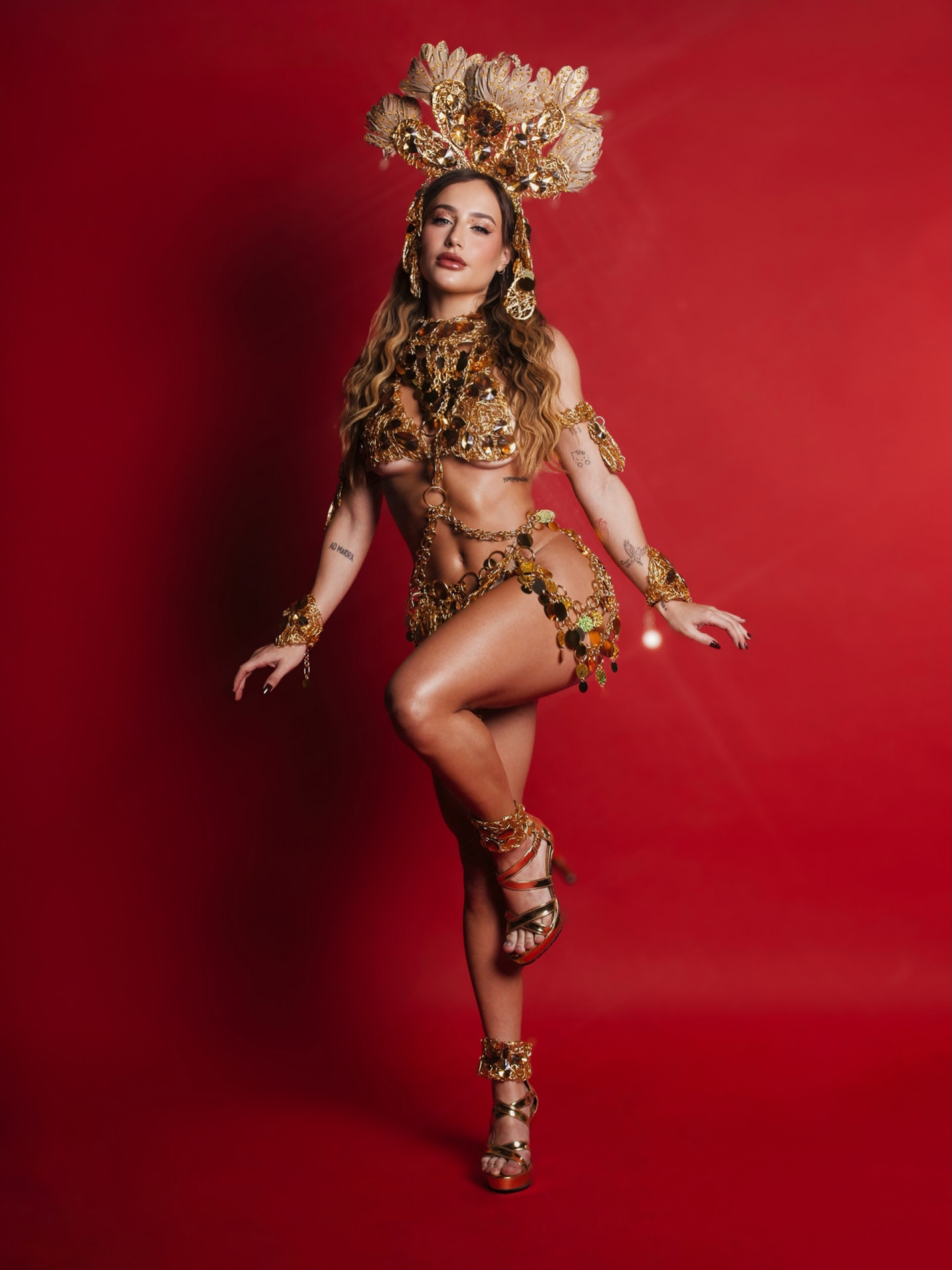 Bruna Griphao estreou na escola de samba no Carnaval de 2026  - Reprodução/Instagram 
