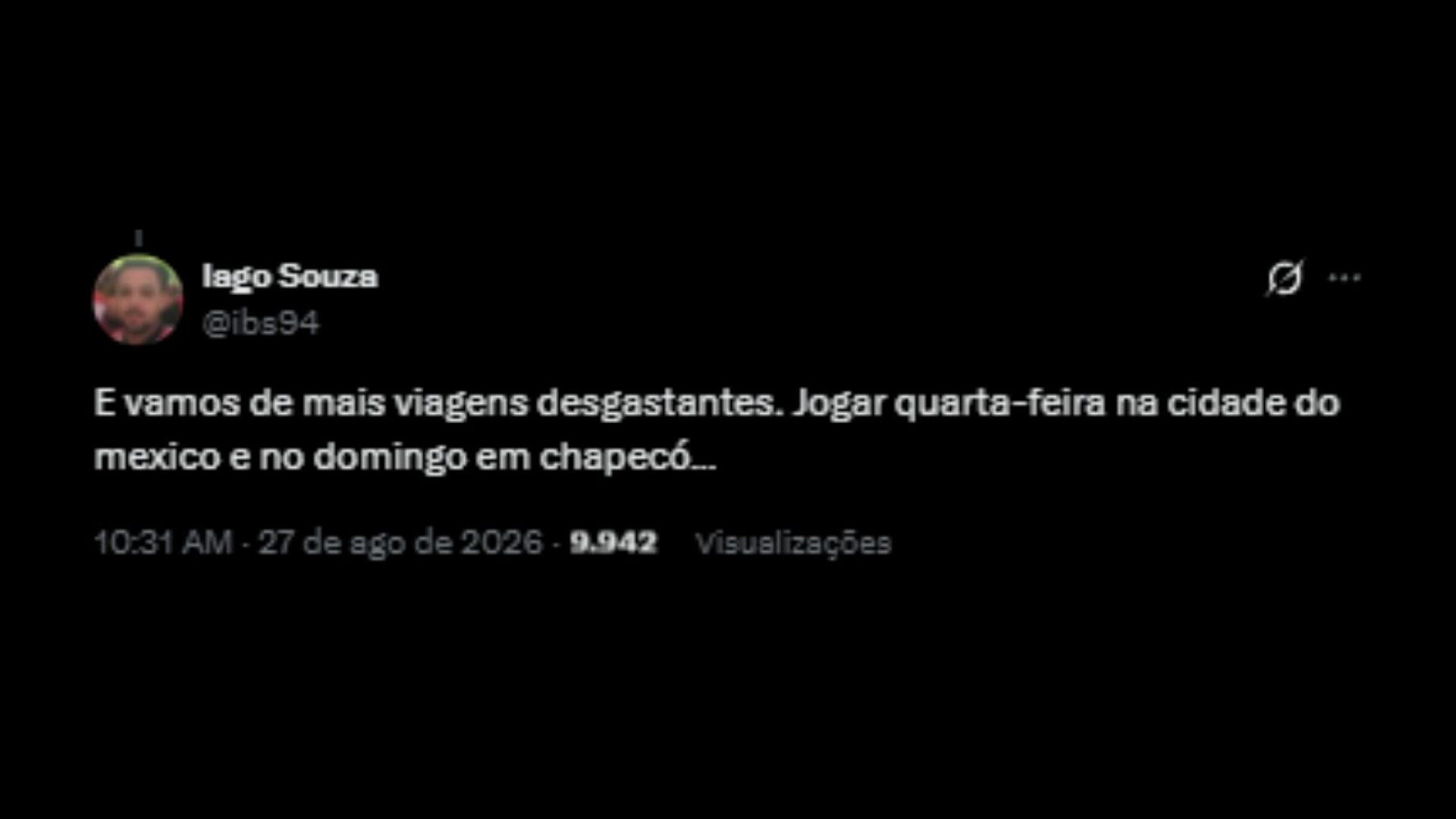 Internautas debatem questões a cerca da volta dos mexicanos para a Copa Libertadores - Reprodução/X @ibs94