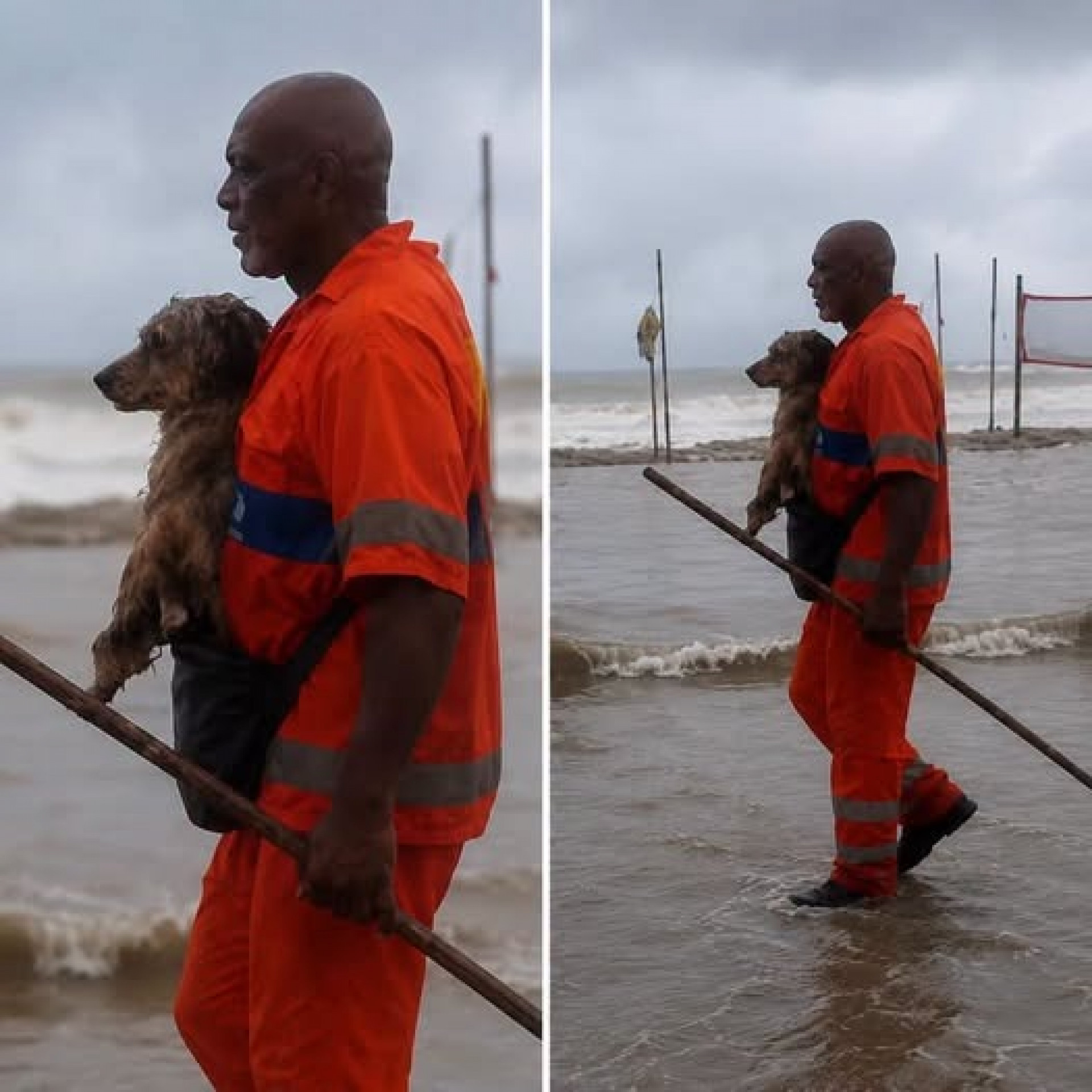 O resgate do gari João Batista Tavares ocorreu no Dia Mundial do Cão 