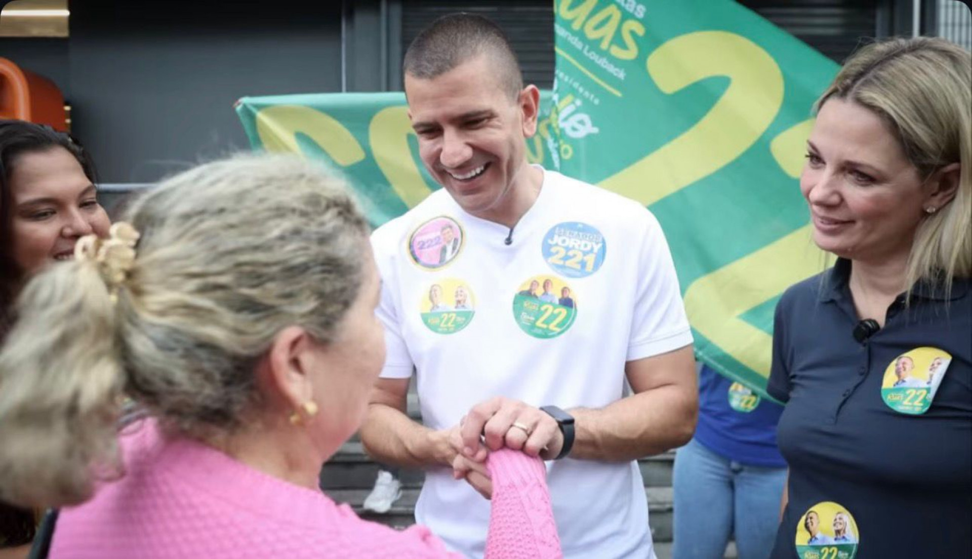 Douglas Ruas participou de uma caminhada no Cacuia, na Estrada do Galeão - Reprodução/Redes sociais