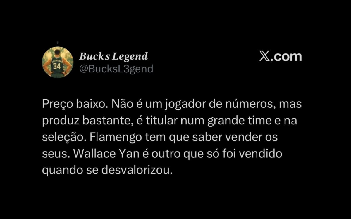 Torcedores do Flamengo repercutem a saída de Gonzalo Plata - Reprodução / X