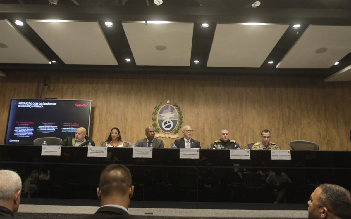 Esquema de seguran&ccedil;a para o Rock in Rio foi apresentado no Centro Integrado de Comando e Controle
